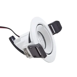 Arcchio Harcos LED-downlight, hvit, Ø 8 cm, 4 000K