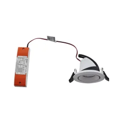 Arcchio Harcos LED-downlight, hvit, Ø 11 cm, 4 000K