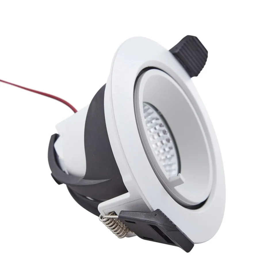 Arcchio Harcos LED-downlight, hvit, Ø 11 cm, 4 000K