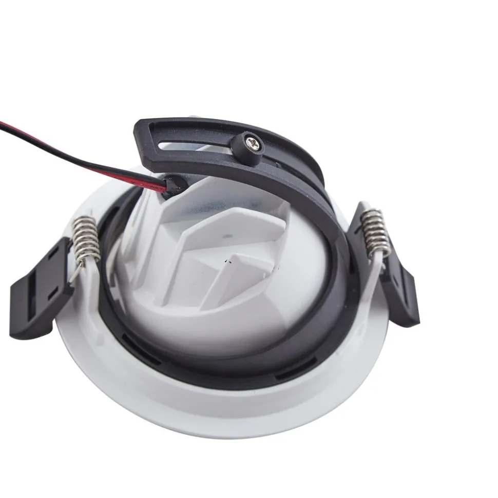 Arcchio Harcos LED-downlight, hvit, Ø 11 cm, 4 000K
