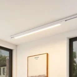 Arcchio Harlow LED-skinnelampe, hvit, 109 cm, 3000 K