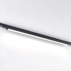 Arcchio Harlow LED-skinnelampe, svart, 109 cm, 4 000 K