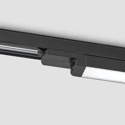 Arcchio Harlow LED-skinnelampe, svart, 109 cm, 3 000K