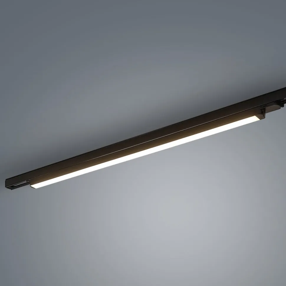 Arcchio Harlow LED-skinnelampe, svart, 109 cm, 3 000K