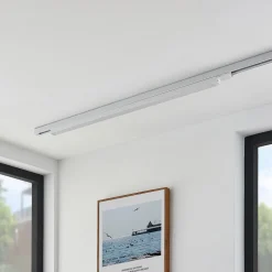 Arcchio Harlow LED-skinnelampe, hvit, 109 cm, 4 000 K