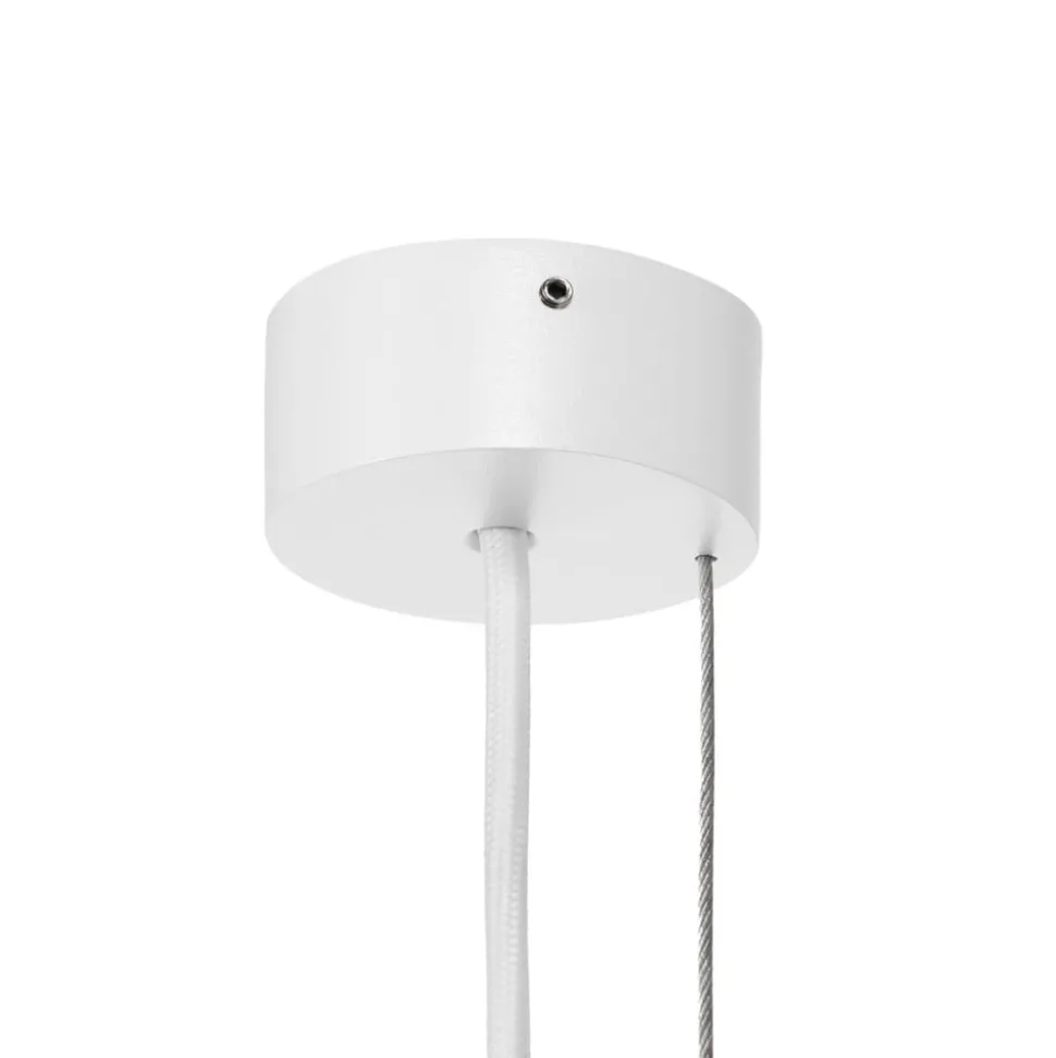 Arcchio hengelampe Brinja, hvit, 120 cm lang, 4 lyskilder, GU10