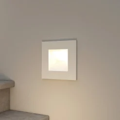 Arcchio innfelt vegglampe Zamo, G9, hvit, 12 cm, metall, IP65