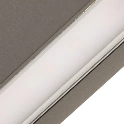 Arcchio LED utendørs vegglampe Lengo, CCT, 50 cm, 1-lys, grå