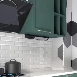 Arcchio LED-benkbelysning Ovano, 62 cm, svart, aluminium