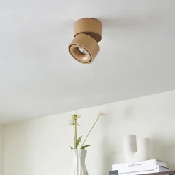 Arcchio LED-downlight Rotari, brun, 1 lyskilde, 8,9 W