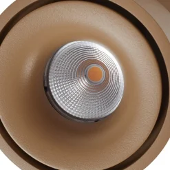 Arcchio LED-downlight Rotari, brun, 1 lyskilde, 8,9 W