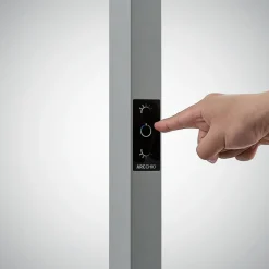 Arcchio LED-gulvlampe Logan Ultra, 4 000K, sensor, dimbar