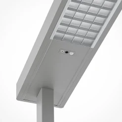 Arcchio LED-gulvlampe til kontor Susi, sett med 2, sølv, sensor