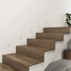 Arcchio LED-innbyggingslampe Vexi, Ø 7,8 cm, hvit, aluminium, CCT