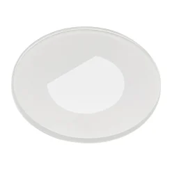 Arcchio LED-innbyggingslampe Vexi, Ø 7,8 cm, hvit, aluminium, CCT