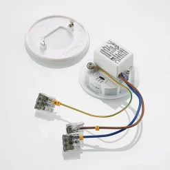 Arcchio LED-innbyggingslampe Vexi, Ø 7,8 cm, hvit, aluminium, CCT