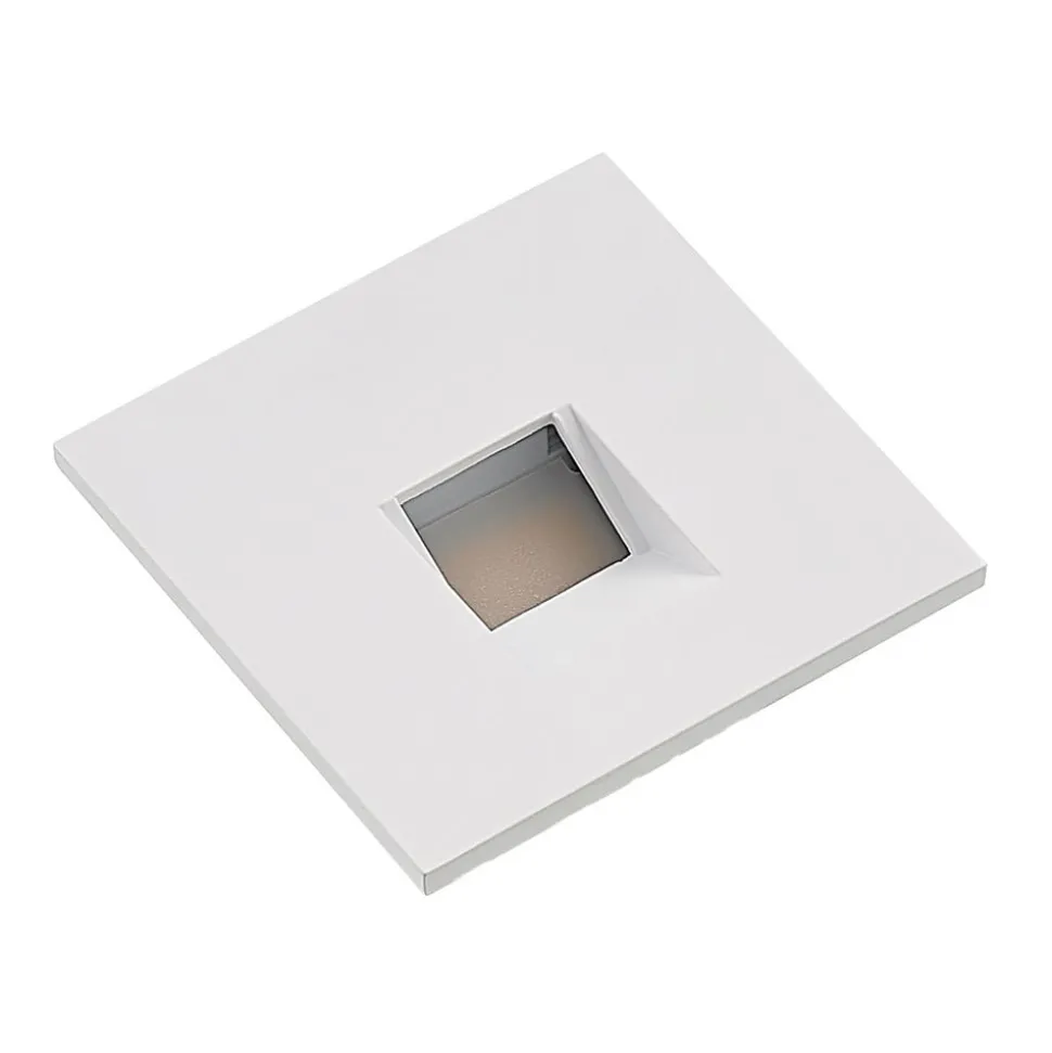 Arcchio LED-innbyggingslampe Vexi, 7,5 cm x 7,5 cm, hvit, CCT