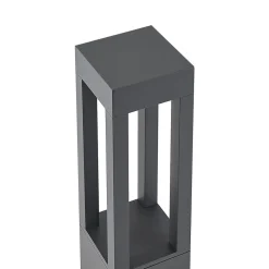 Arcchio LED-pullertlampe Lienna, 60 cm, grå, metall, IP65