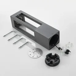 Arcchio LED-pullertlampe Lienna, 60 cm, grå, metall, IP65