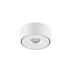Arcchio LED-taklampe Rotari, hvit, opp og ned, aluminium