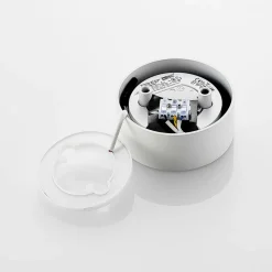 Arcchio LED-taklampe Rotari, hvit, opp og ned, aluminium