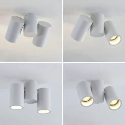 Arcchio taklampe Gesina, 2-lys, hvit, aluminium, 17,5 cm