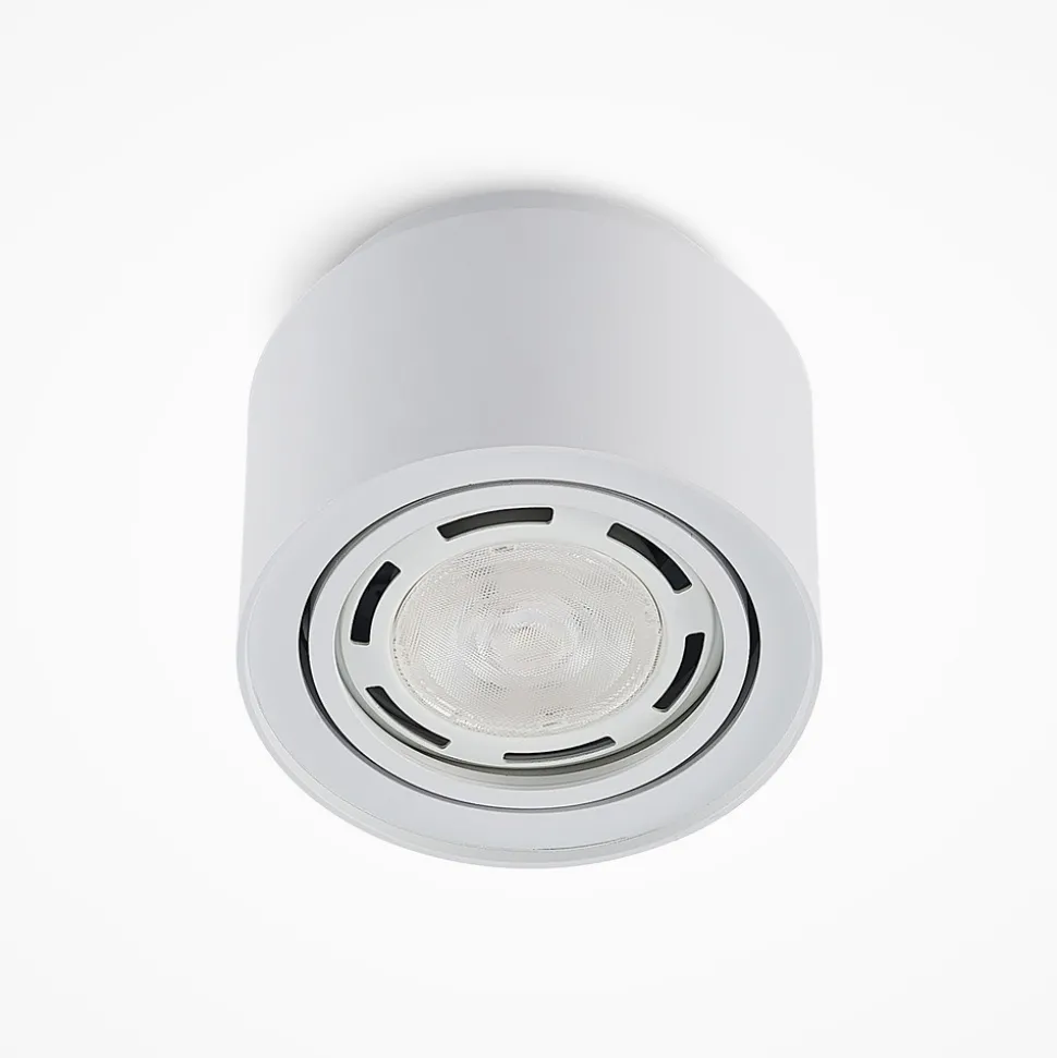 Arcchio taklampe Walisa, Ø 15 cm, hvit, metall, GU10