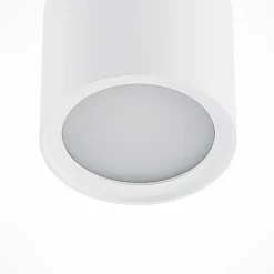 Arcchio taklampe Walisa, Ø 10 cm, hvit, diffusor, GU10
