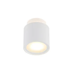 Arcchio taklampe Walisa, Ø 10 cm, hvit, diffusor, GU10
