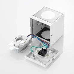 Arcchio Tassnim utendørs vegglampe hvit 2-lampe