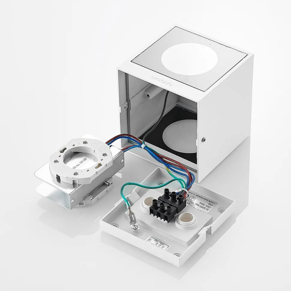 Arcchio Tassnim utendørs vegglampe hvit 2-lampe