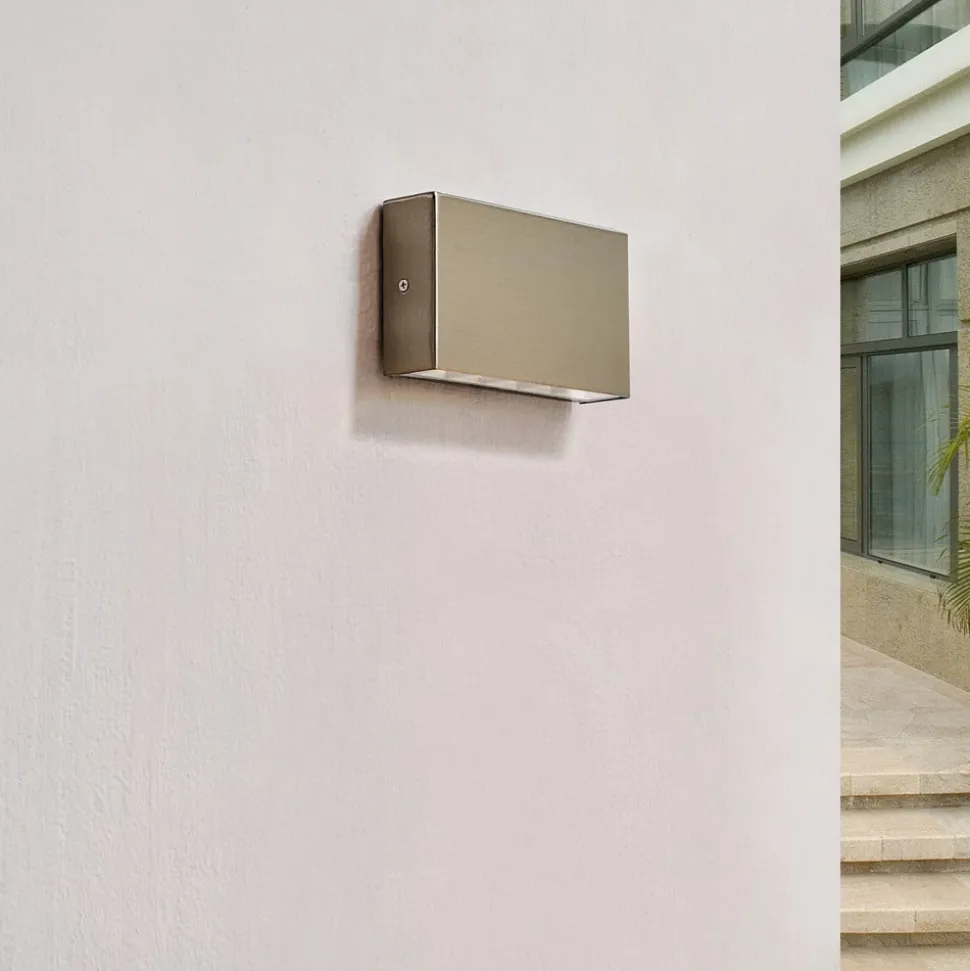 Arcchio utendørs LED-vegglampe Karline, 530 lm, stål, IP65