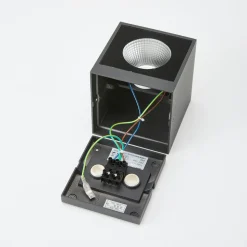 Arcchio utendørs LED-vegglampe Tassnim, 12 cm, antrasitt, IP65