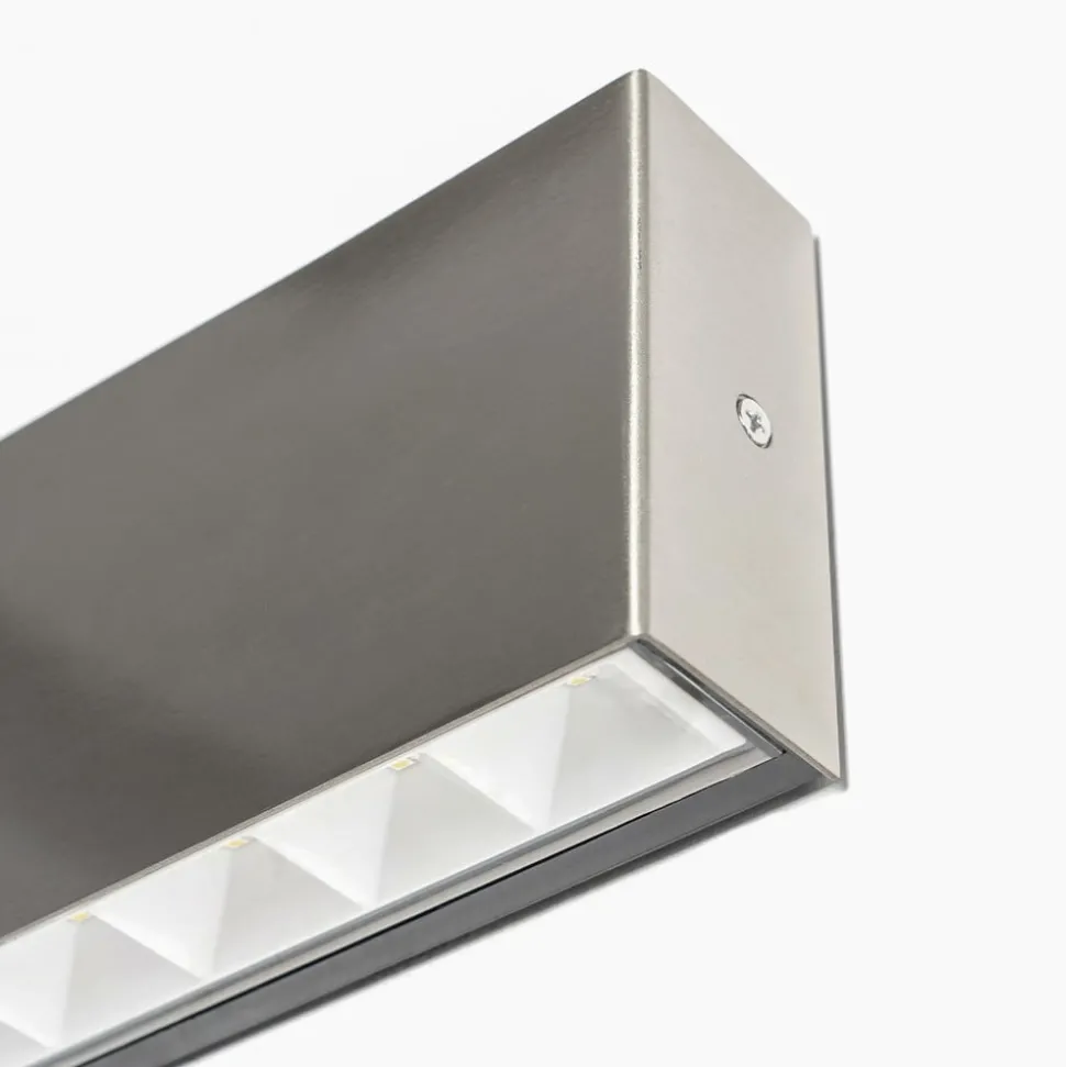 Arcchio utendørs LED-vegglampe Karline, 1060 lm, stål, IP65