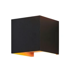 Arcchio vegglampe Zuzana, sett med 2 stk, svart-gull, G9, 10 cm