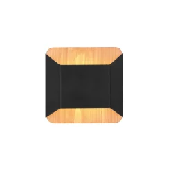 Arino LED-vegglampe, svart, bredde 12,2 cm