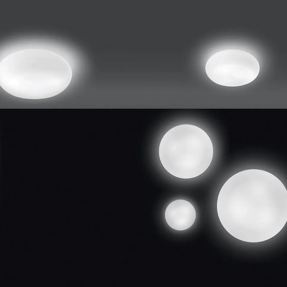 Artemide Itka glass-vegglampe IP65 Ø 50 cm