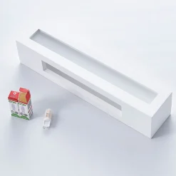 Arya vegglampe, opp/ned, hvit, gips, G9, 2 lyskilder, lakkerbar