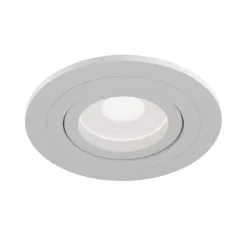 Atom downlight, GU10, hvit, rund ramme