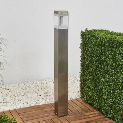 Baily - Gatelampe i stål med LED