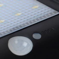 Basic soldreven utendørs LED-vegglampe med sensor