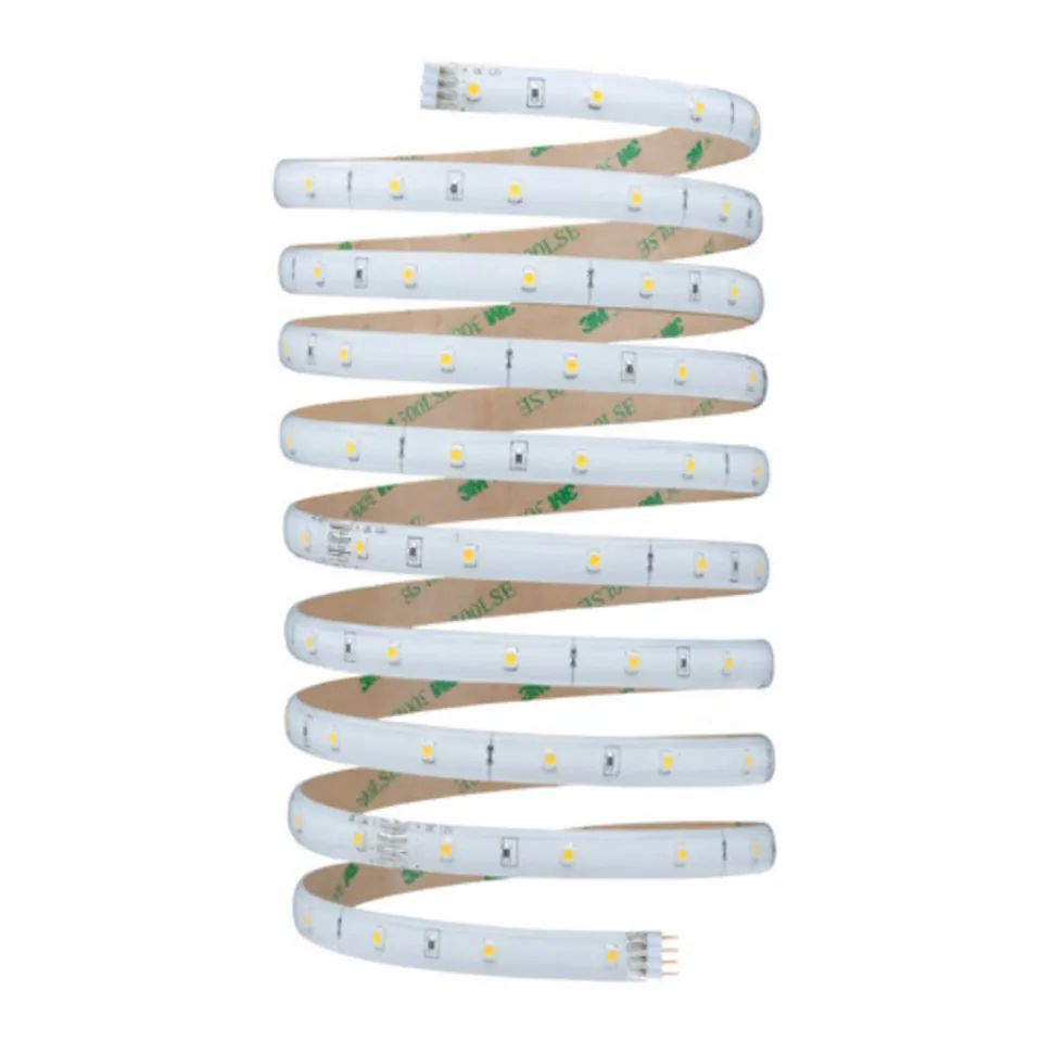 Basissett YourLED 3 m i hvit, LEDs varmhv.