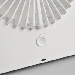 Batteridrevet bordvifte Breezy, hvit, stillegående