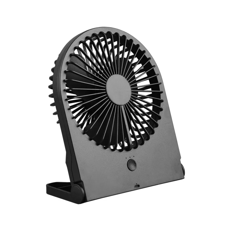 Batteridrevet bordvifte Breezy, svart, stillegående