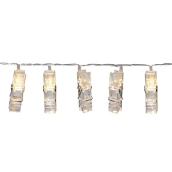 Batteridrevet LED-bildelyslenke Clippy, timer