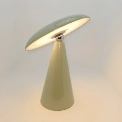 Beacon LED-bordlampe Kinoko, grønn, IP44, høyde 27 cm