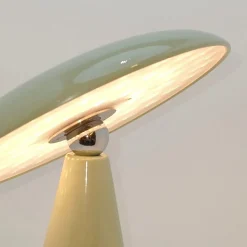 Beacon LED-bordlampe Kinoko, grønn, IP44, høyde 27 cm