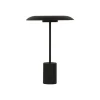 Beacon LED-bordlampe Smith, svart, metall, USB-port