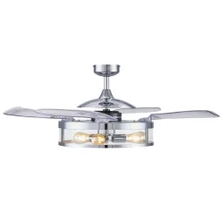 Beacon takventilatorlampe Fanaway Classic krom lydløs