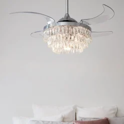 Beacon takvifte med lys Fanaway Veil krom stillegående